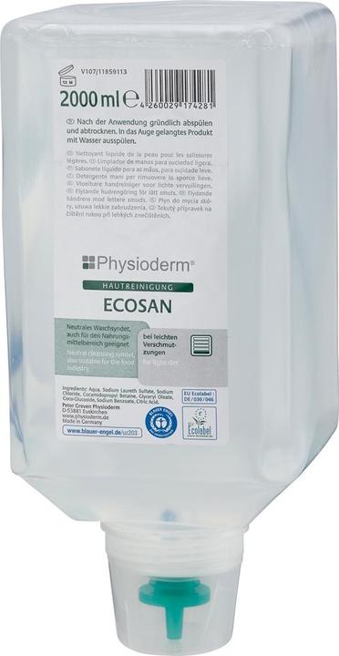 PGP Hautreiniger ECOSAN® 2 l Varioflasche für 9000 473 404 leichte Verschmutzung (Flüssigseife, 2000 ml)