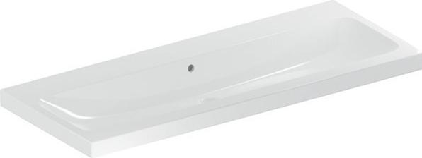 Image du produit Geberit iCon Light lavabo, 120 cm x 48 cm, sans trou pour robinetterie, avec trop-plein,501837 (480 mm, 1200 mm)