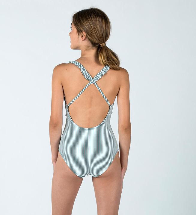 Produktbild Nabaiji Badeanzug Mädchen - Lanzarote khaki (6, 7, 8)