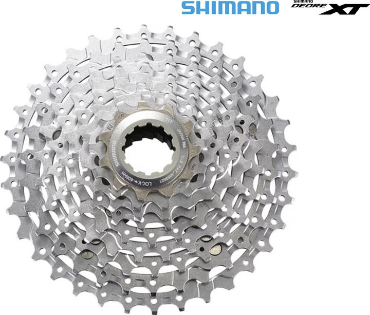 Actual product image Shimano Deore XT CS-M770 (9-speed, 11-34)