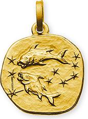 Natsumi Schmuck Anhänger Sternzeichen Fische Gold 18K/750 (750/18 K Gelbgold)