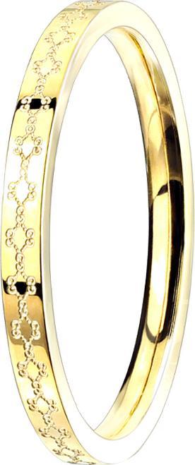 Immagine prodotto Star Piercing Anello fiori in filigrana placcato oro (Acciaio chirurgico 316L)