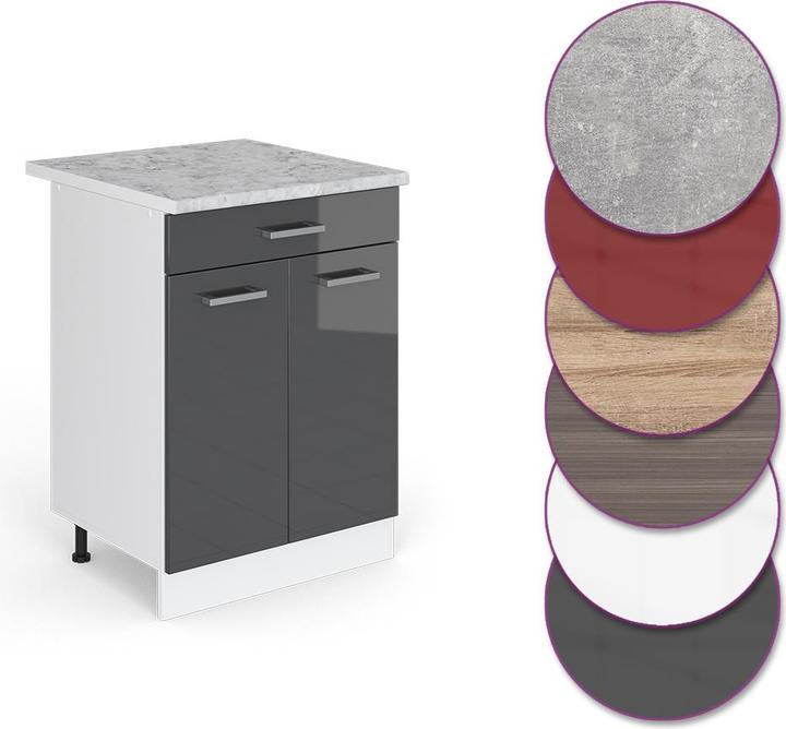 Actual product image Vicco Küchenunterschrank R-Line (60 x 82 x 60 cm)