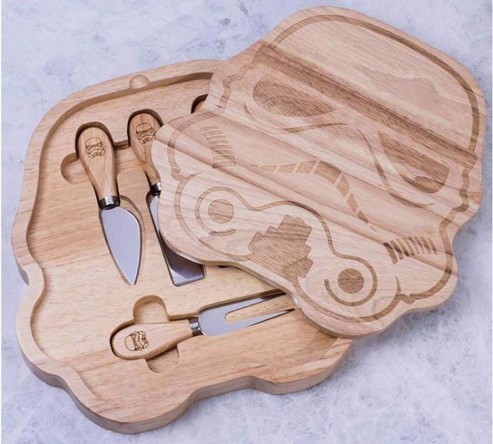 Actual product image Thumbs Up Stormtrooper cheese board