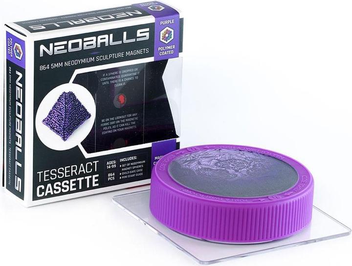 Immagine prodotto Neoballs Sfera Magneti Viola- Tesseract Cassetta