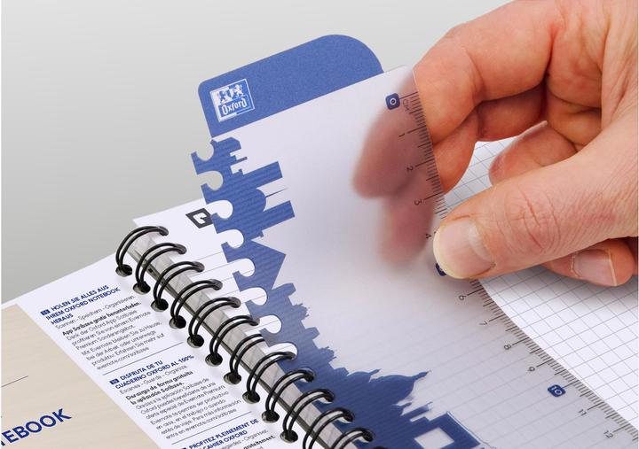 Actual product image Oxford College Book (A4, Checked, Soft cover)
