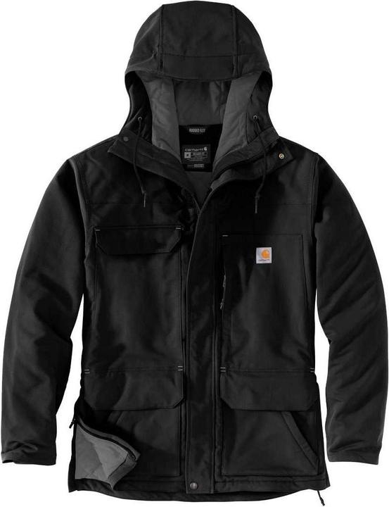 Actual product image Carhartt Super Dux Bonded Chore Coat Black Size L (L)