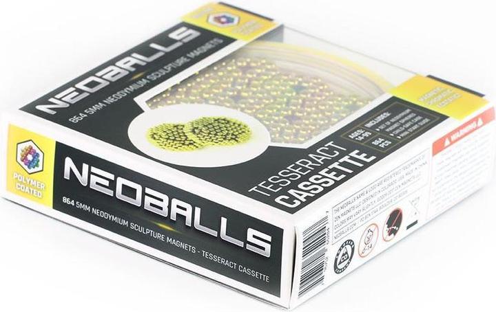 Actual product image Neoballs Sphere Magnets Yellow - Tesseract Cassette
