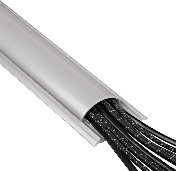 Actual product image Hama Plastic cable duct, semicircular (Duct, 100 cm)