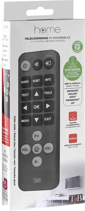 Image du produit T'nB Télécommande universelle Easy (Télécommande universelle, Infrarouge)