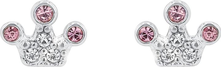 Image du produit Prinzessin Lillifee Boucles d'oreilles pour filles, argent 925 sterling, verre | couronne (Argent 925)