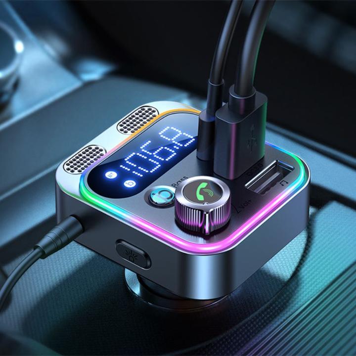 Actual product image Joyroom - Car Wireless FM Transmitter (JR-CCB01) - 81W - Black