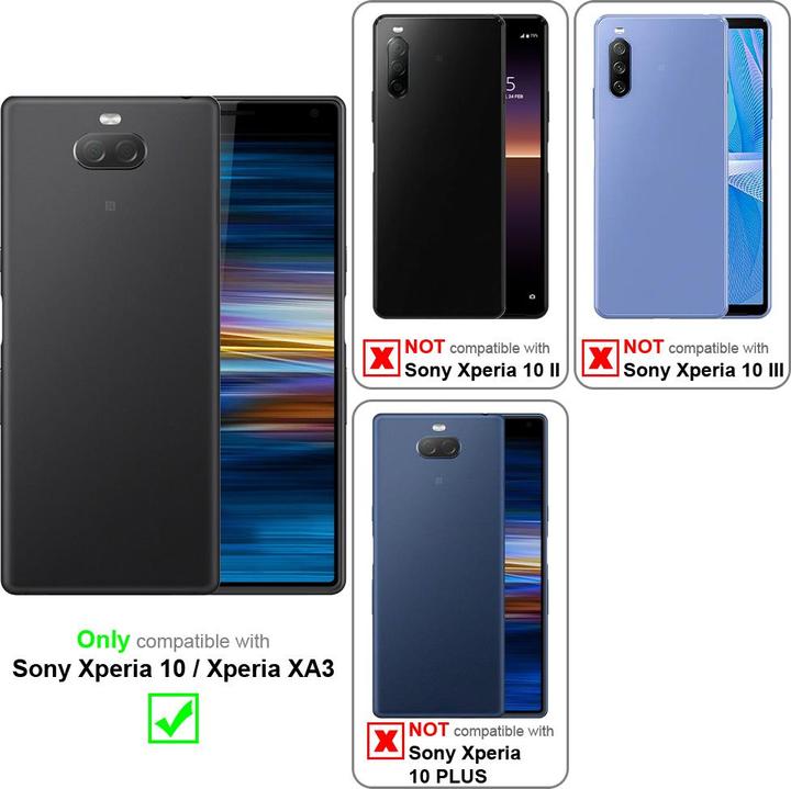 Actual product image Cadorabo Case for Sony Xperia 10 / Xperia XA3 with belt clip (Sony Xperia XA3, Sony Xperia 10)