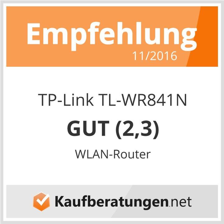 Energie-Label TP-Link Tl-Wr841n