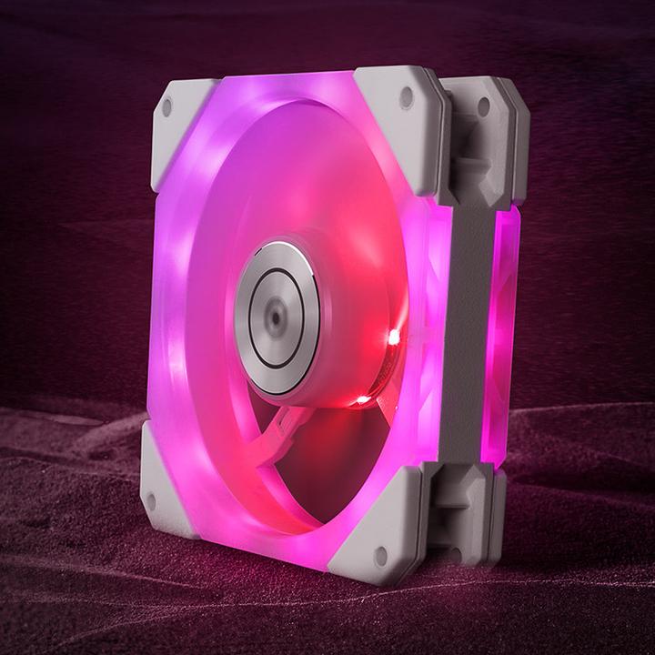 Actual product image EKWB EK-Quantum Impulse 120 D-RGB PWM fan - 120mm, white (120 mm)