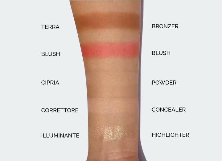 Actual product image Pupa Milano All in one Face Palette Medium Skin (00, Highlighter, 15.20 g)