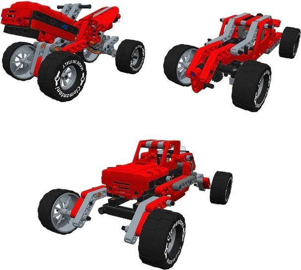 Actual product image Clementoni Monster Truck Mechanics Lab Building Kit