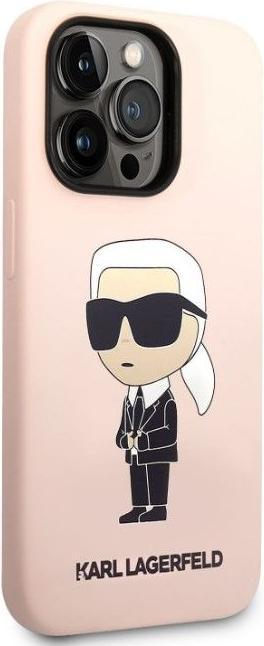 Actual product image Karl Lagerfeld iPhone 14 Pro Max Liquid Silicone Ikonik NFT Case (Apple iPhone 14 Pro Max)