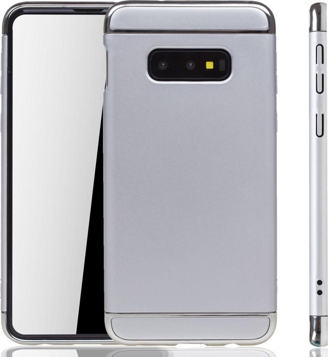 Produktbild König Design Handyhülle für Samsung Galaxy S10e Schutzcase Backcover Bumper Etuis Case Silber (Samsung Galaxy S10e)