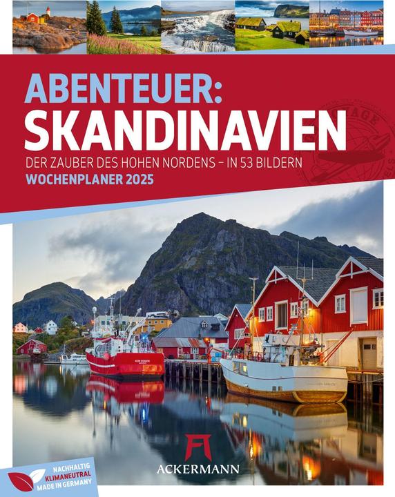 Produktbild Skandinavien - Der Zauber des hohen Nordens - Wochenplaner Kalender 2025 (25 x 33 cm, Deutsch)