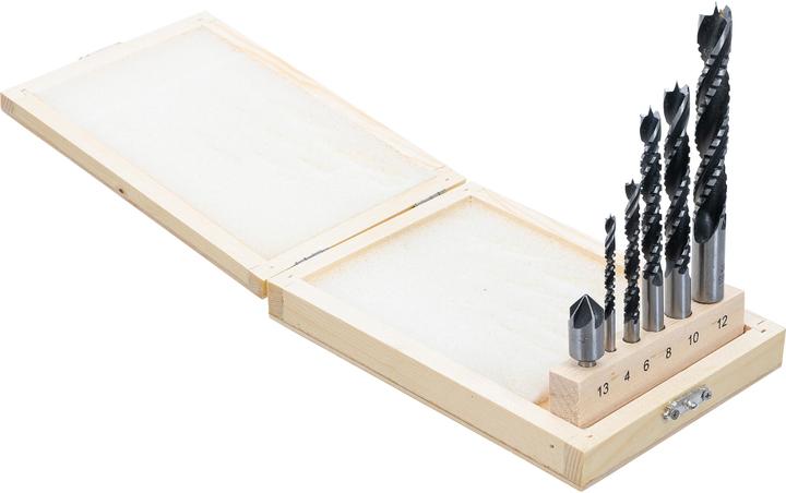 Produktbild BGS Holzkronen-Fräsbohrer-Satz 4 - 12 mm 6-tlg. (12.0 mm)