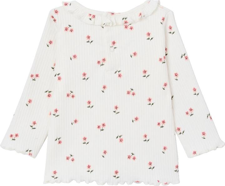 Actual product image Vertbaudet Bio-Kollektion: geripptes Baby Shirt mit langen Ärmeln (80)
