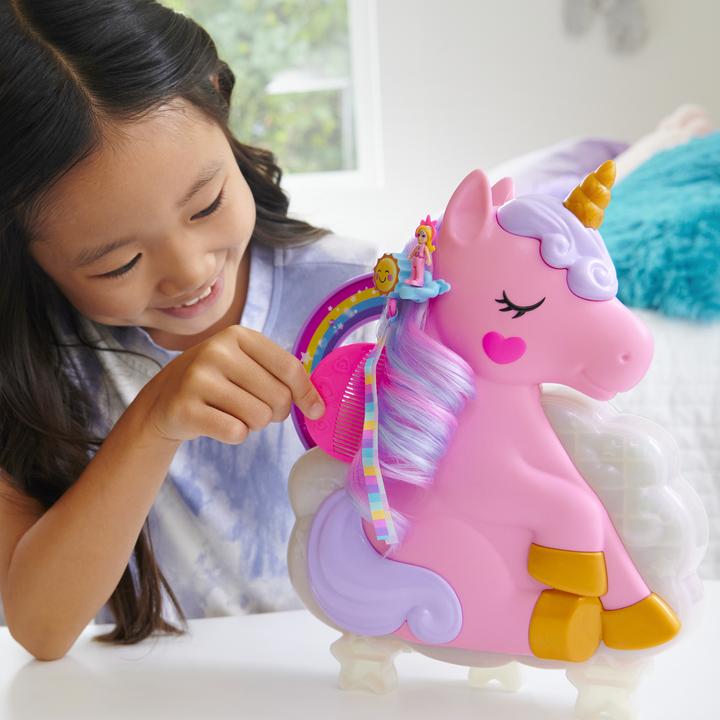 Productafbeelding Polly Pocket Eenhoornhaar speldoos