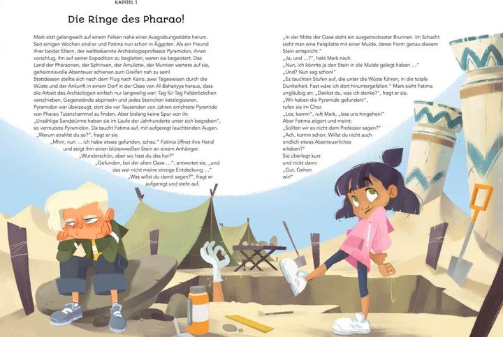 Produktbild Escape! Das Abenteuer-Game-Buch: Der Fluch des Pharao (Deutsch, Mattia Crivellini, Clarissa Corradin, 2023)