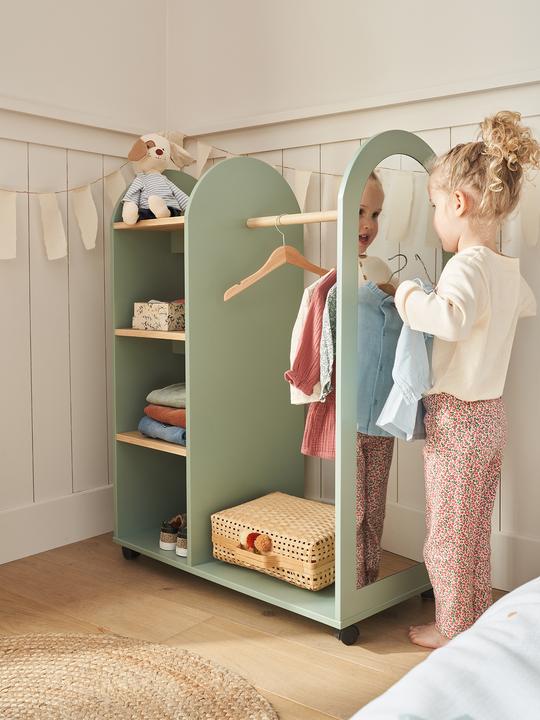 Vertbaudet Porte-manteau pour chambre d'enfant avec miroir ARBRE DE PLUIE (80.50 cm)