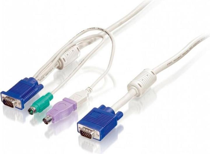 LevelOne Level One ACC-2103 Kabelsatz zu KVM-0830/1630 VGA 2xPS2, 5m