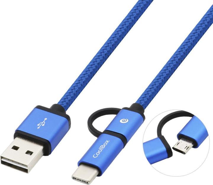 CoolBox COO-CAB-U2MC-BL (1 m, USB 2.0)