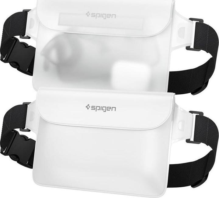 Actual product image Spigen Aqua Shield WaterProof Waist Bag A620 2 Pack - snow white