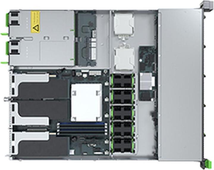 Actual product image Fujitsu RX1330M5 XEON E-2334 16GB 4SFF 500W tit (Intel Xeon E-2334, 16 GB, Rack Server)