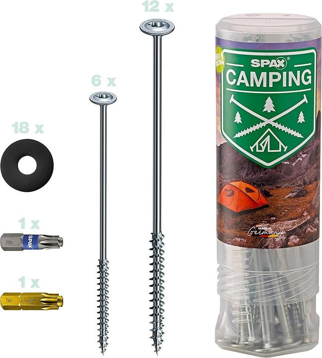Spax Camping-Komplettset