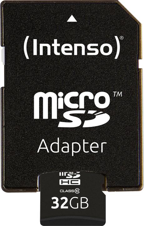 Actual product image Intenso microSD Class 10 (32 GB, microSDHC, U1)