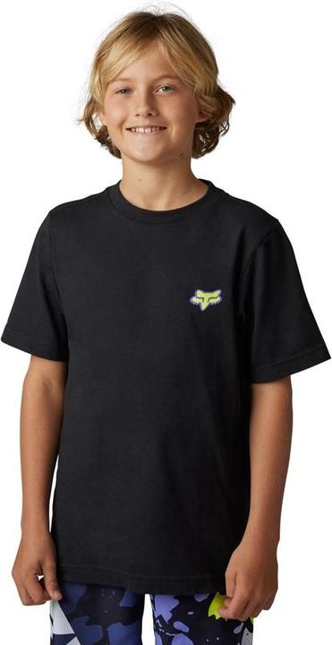 Fox Tee 23 Yth Morphic Ss Blk Yl (L)