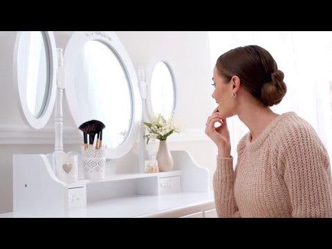 Actual product image tectake Dressing Table (90 x 40 x 145 cm)