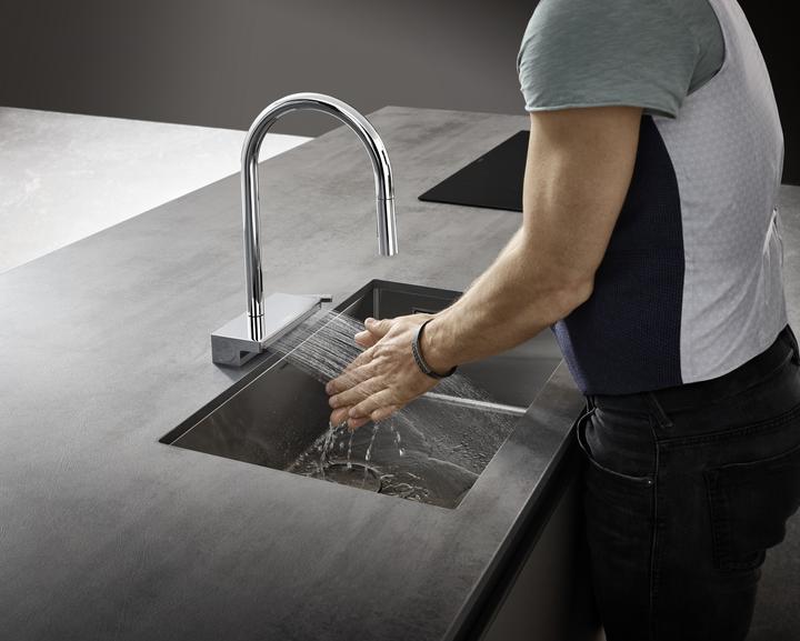 Productafbeelding hansgrohe Aquno Select M81 Eéngreeps keukenmengkraan 170 (chroom)