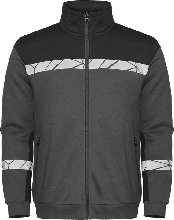 Projob Progression Sweatshirt Durchgehender Reissverschluss
