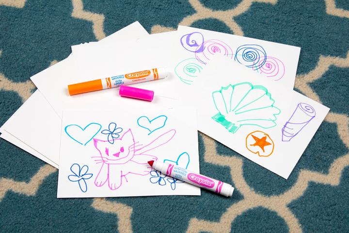 Actual product image Crayola Ultra Clean felt tip pens with cone tip (Multinational, 8 x)