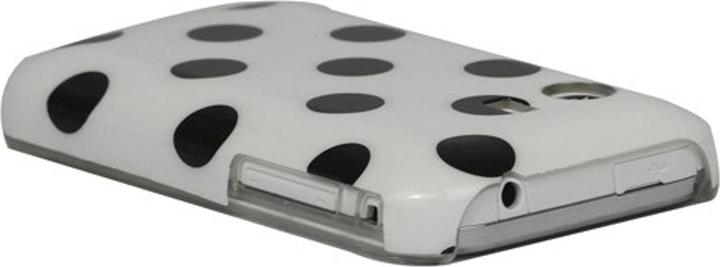 Produktbild König Design Schutzhülle Hard Case für Handy Samsung Galaxy Y S5360 weiss / schwarz (Samsung Galaxy Y S5360)