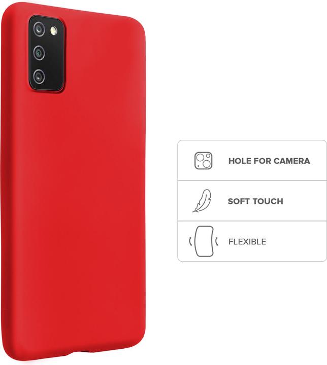 Immagine prodotto SBS Custodia Rainbow Samsung A03s colore rosso (Samsung Galaxy A03s)