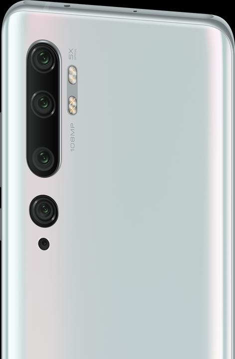 Image du produit Xiaomi Mi Note 10 Pro (256 Go, Blanc Glacier, 6.47", Double SIM, 108 Mpx, 4G)