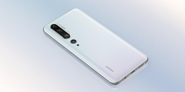 Image du produit Xiaomi Mi Note 10 Pro (256 Go, Blanc Glacier, 6.47", Double SIM, 108 Mpx, 4G)