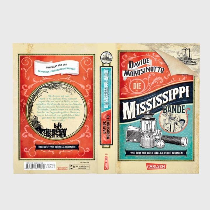 Actual product image Die Mississippi-Bande (German, Davide Morosinotto, 2024)