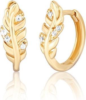 JVD - Yellow gold hoop earrings Tickets ZE0637XJ71-8800
