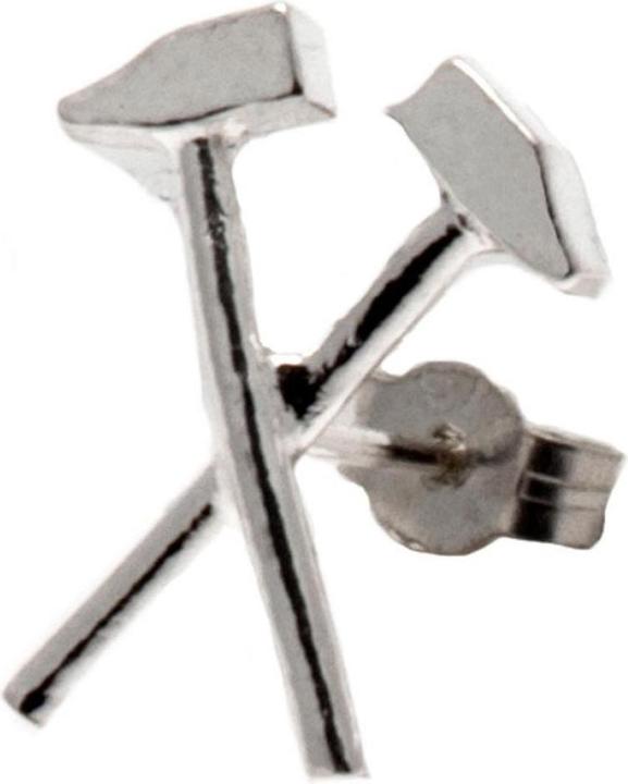 West Ham United FC Druckknopf Sterling Silber (100% Sterling Silber)