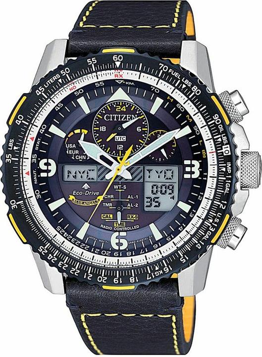 Actual product image Citizen JY8078-01L Promaster-Sky Blue Angels (Digital watch, Analogue wristwatch, 45 mm)