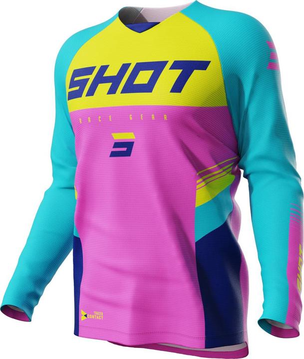 Produktbild Shot RAW TRACER KID Jersey pink 12-13 Jahre (12XL)
