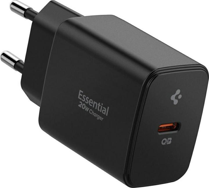 Image du produit Spigen Essential EE201EU 1-Port 20W Wall Charger Black (20 W)
